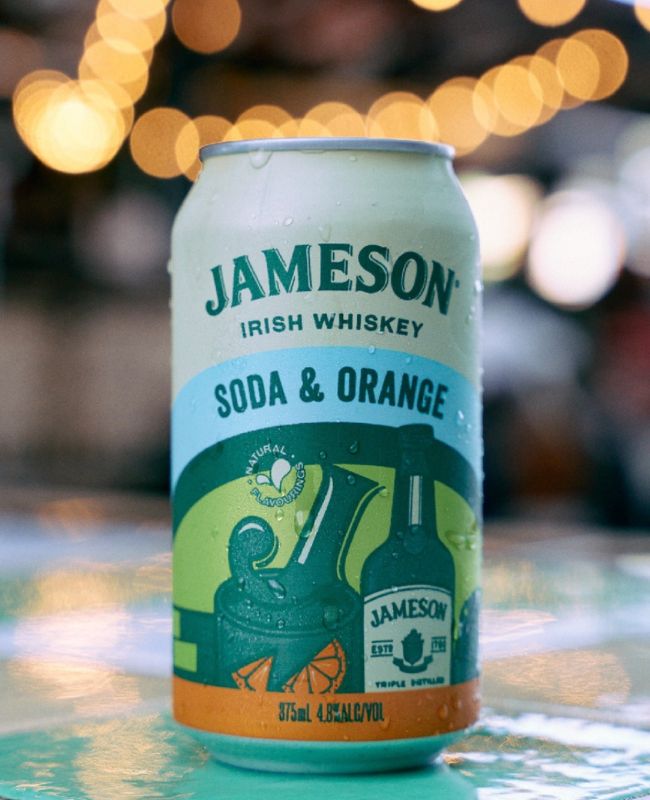 Jameson Soda & Orange RTD Makes a Splash Toast
