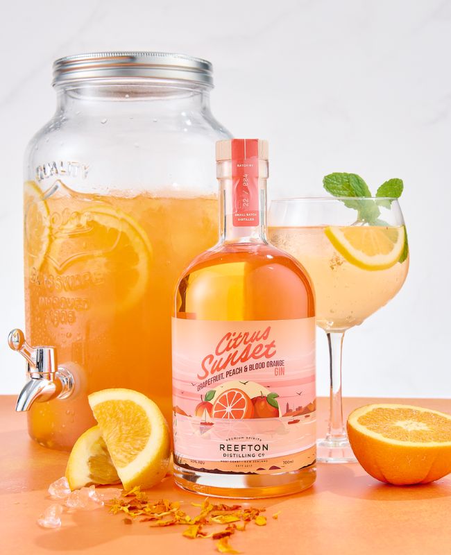 Citrus Sunset Gin Punch | Toast