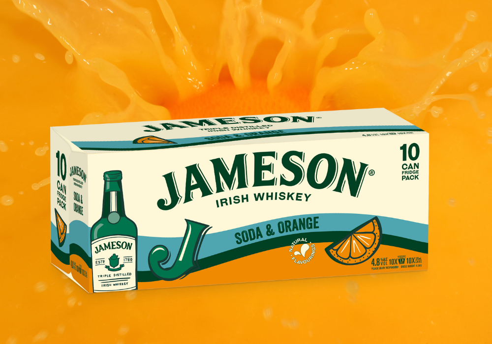 Jameson Soda & Orange RTD Makes a Splash Toast
